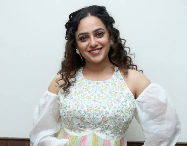 Nithya Menen at Skylab Pre Release